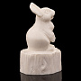 Статуэтка из кости "Кролик на пенечке", фотография 9. Интернет-магазин ЛАВКА ПОДАРКОВ