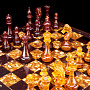 Шахматы-шашки с янтарными фигурами "Европа", фотография 4. Интернет-магазин ЛАВКА ПОДАРКОВ