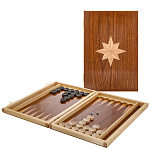 0063523-Т1400  Нарды "РОЗА ВЕТРОВ" шпон тонированный