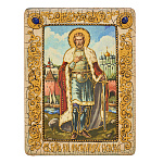 Икона "Александр Невский" 20х15 см