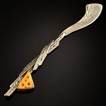 16049-с Янтарь  Нож для сыра Серебро 875*  17,8