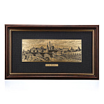 /21*40/СЕРЕБРЕНИЕ Офорт черно-белый "Москва.Панорама.19 век" 