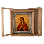 Икона в киоте "Божья Матерь Семистрельная" 37х41 см, фотография 2. Интернет-магазин ЛАВКА ПОДАРКОВ