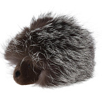  Нат.мех. ИГРУШКА "ЁЖИК"  (мех чернобурой лисицы)