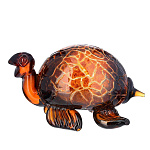 0041393/31430-6856 Декор.изделие "Черепаха" (коричневая), -, Кракле+цветная пудра