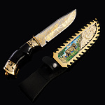 Нож сувенирный "Волк". Златоуст