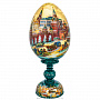 Яйцо пасхальное на подставке "Московские гуляния. ХВБ", фотография 1. Интернет-магазин ЛАВКА ПОДАРКОВ