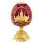 Пасхальное яйцо-шкатулка "Московское". Традиции Фаберже, фотография 5. Интернет-магазин ЛАВКА ПОДАРКОВ