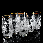 0041144/22208-5108 Набор стаканов д.коктейля отв.зол, 300 г, 1000/1-  метелица