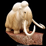 Скульптура из кости "Мамонт" (бивень мамонта, кость кита), фотография 5. Интернет-магазин ЛАВКА ПОДАРКОВ