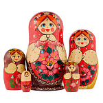 Матрешка "Вятка" 5 мест