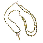 Колье из натурального камня