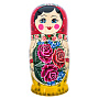 Матрешка "Семеновская" 15 мест, фотография 2. Интернет-магазин ЛАВКА ПОДАРКОВ