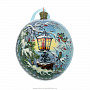 Новогодний елочный шар с росписью "Ночь, дерево, фонарь", фотография 1. Интернет-магазин ЛАВКА ПОДАРКОВ