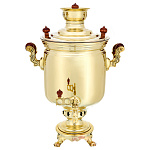 0063373/7л-банка Самовар жаровой латунный