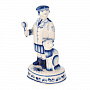 Статуэтка "Дежурная по станции". Гжель, фотография 3. Интернет-магазин ЛАВКА ПОДАРКОВ