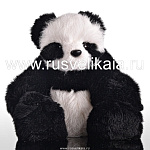  Нат.мех ИГРУШКА "ПАНДА" (мех  кролика)