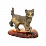 Статуэтка с янтарем "Котенок с клубком", фотография 4. Интернет-магазин ЛАВКА ПОДАРКОВ