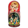 Матрешка "Гуляния" 5 мест, фотография 2. Интернет-магазин ЛАВКА ПОДАРКОВ