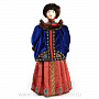 Кукла "Боярыня" В традиционном зимнем одеянии с опушкой, фотография 1. Интернет-магазин ЛАВКА ПОДАРКОВ