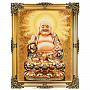 Картина янтарная "Будда" 60х80 см, фотография 1. Интернет-магазин ЛАВКА ПОДАРКОВ