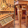 Шахматный стол "Янтарный" с двумя стульями , фотография 3. Интернет-магазин ЛАВКА ПОДАРКОВ