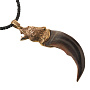 Кулон-амулет из кости "Коготь медведя", фотография 2. Интернет-магазин ЛАВКА ПОДАРКОВ