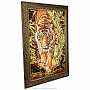 Картина янтарная "Тигр" 60х80 см, фотография 2. Интернет-магазин ЛАВКА ПОДАРКОВ