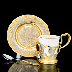 /Ф-1перс Златоуст Набор кофейный малый, сердолик