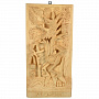 Деревянное резное панно "Лесовик" 50х25 см, фотография 3. Интернет-магазин ЛАВКА ПОДАРКОВ