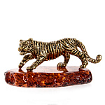 Статуэтка с янтарем "Тигр"