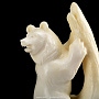 Скульптура "Медвежонок с собакой" (рог лося), фотография 4. Интернет-магазин ЛАВКА ПОДАРКОВ