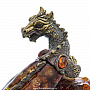 Скульптура из янтаря и бронзы "Китайский дракон на скале", фотография 15. Интернет-магазин ЛАВКА ПОДАРКОВ