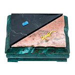 202976/8005 Нат.камень ШКАТУЛКА 170*120*85 мм