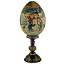 Пасхальное яйцо на подставке "Зимние забавы", фотография 4. Интернет-магазин ЛАВКА ПОДАРКОВ