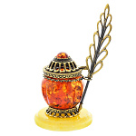 0047665/1009 Сувенир Чернильница Модерн на подставке Сувенир (комбинированный)