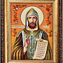 Картина янтарная "Икона Святой Кирилл" 15x20 см, фотография 1. Интернет-магазин ЛАВКА ПОДАРКОВ