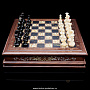 Шахматы в ларце с инкрустацией из янтаря и янтарными фигурами, фотография 17. Интернет-магазин ЛАВКА ПОДАРКОВ