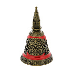 0035330/башня Бронза КОЛОКОЛЬЧИК "Спасская башня" (с эмалью) 4,2*6,9см  1501467