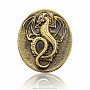Сувенирная монета "Золотой дракон", фотография 1. Интернет-магазин ЛАВКА ПОДАРКОВ