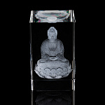 Лазерная графика. Куб "Будда"