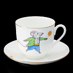 0053532/81.27954.00.1 ЛФЗ ЧАШКА С БЛЮДЦЕМ ландыш Мышка Звездочка КН1