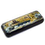  /17*6*3см Художественная роспись Шкатулка ПЕНАЛ "Санкт-Петербург" 100