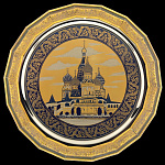  Златоуст ГРАВЮРА "СОБОР ВАСИЛИЯ БЛАЖЕННОГО" (в раме) 00418