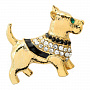Брошь "Собачка в накидке" Традиции Фаберже, фотография 2. Интернет-магазин ЛАВКА ПОДАРКОВ