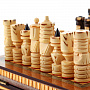 Шахматы деревянные в ларце "Резные", фотография 3. Интернет-магазин ЛАВКА ПОДАРКОВ
