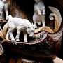 Скульптура "Тигр и горалы", фотография 8. Интернет-магазин ЛАВКА ПОДАРКОВ