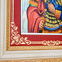 Икона на перламутре "Святой Георгий Победоносец" 35х30 см, фотография 4. Интернет-магазин ЛАВКА ПОДАРКОВ