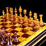 Янтарный шахматный ларец с фигурами "Золотая Европа", фотография 2. Интернет-магазин ЛАВКА ПОДАРКОВ