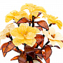 Янтарная композиция с ониксом "Цветы в вазе", фотография 2. Интернет-магазин ЛАВКА ПОДАРКОВ